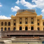 Fachada do Museu do Ipiranga pronta para a festa dos 200 anos da Independência